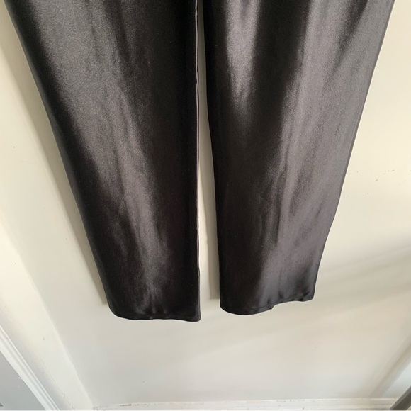 H&M BLACK SATIN FLARE PANTS - Picture 7 of 10